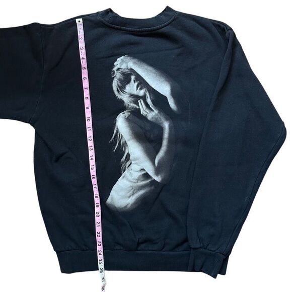 Taylor Swift TTPD Crewneck Sweatshirt Black Size M – Official Merch - Picture 10 of 12